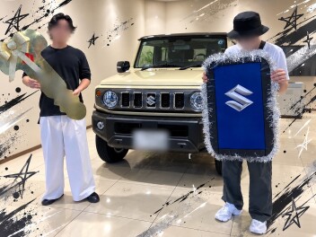 ご納車おめでとうございます【ジムニーノマド】